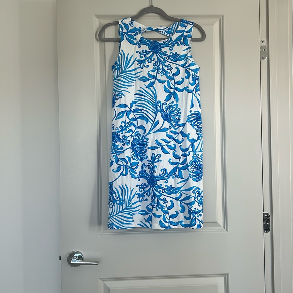 Lilly Pulitzer XS Blue and White Dress